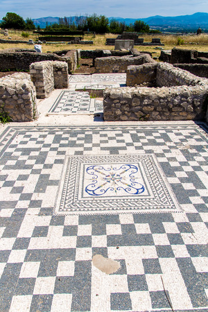 Lucus Feroniae: was an ancient sacred grove  dedicated to the Sabine goddess Feronia. It was located in Etruria, across the ancient Via Tiberina. Now is in Capena near Rome, Italyの写真素材