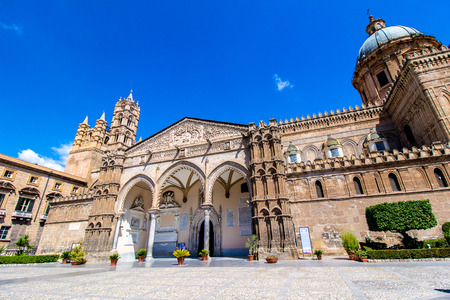 Metropolitan Cathedral of the Assumption of Virgin Mary in Palermo, Italyのeditorial素材