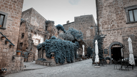 Civita di Bagnoregioの写真素材