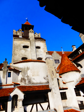 Vlad Tepes castle, Transylvaniaのeditorial素材