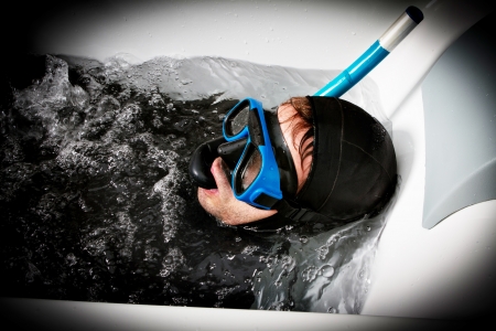 diver immersionの写真素材
