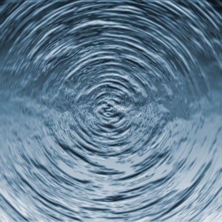 water wave with blue circlesの写真素材