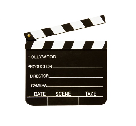 open slate isolated on whiteの写真素材