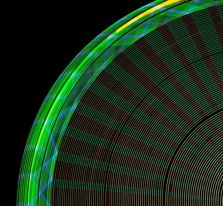 detail of a ferris wheel lightsの写真素材