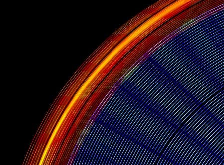 detail of a ferris wheel lightsの写真素材