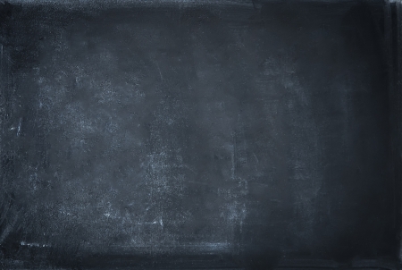 close up of a black dirty chalkboardの写真素材