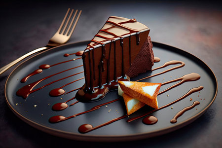 Delicious piece of cake. Generative AIの素材