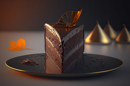 Delicious piece of cake. Generative AIの素材