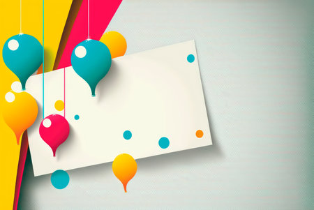 Greeting Card. Background. Generative AIの素材