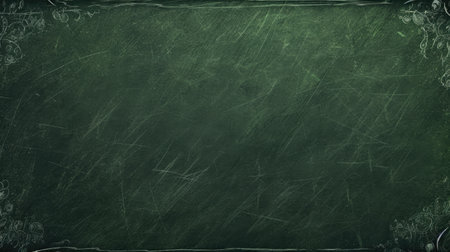 Framed black chalkboard. Generative AIの素材
