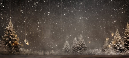 Christmas concept panoramic backgroundの素材