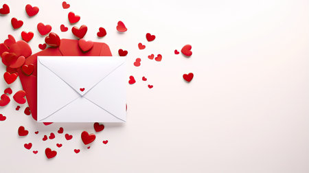 Valentine's Day greeting card. Love conceptの素材