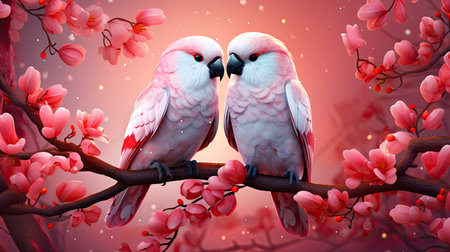 Valentine's Day greeting card. Love conceptの素材