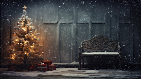 Christmas concept greeting card templateの素材