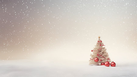 Empty christmas greeting cardの素材