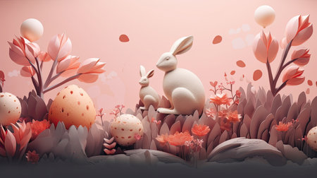 Easter greeting cardの素材
