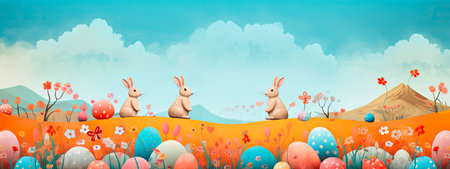 Easter greeting cardの素材