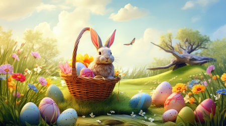 Easter greeting cardの素材