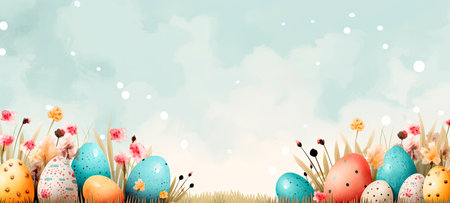 Easter greeting cardの素材