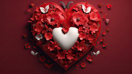 Decorative elements inspired by heartsの素材