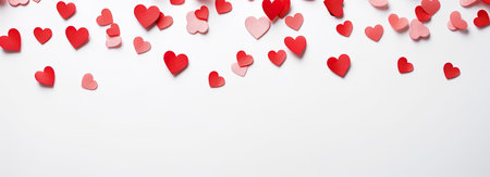 Empty valentine's day greeting card with copyspaceの素材