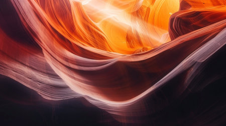 Interplay of Light and Geology in Antelope Canyon: A Visual Journey Through Arizona's Rock Formationsの素材