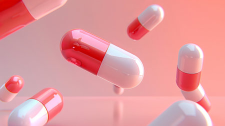 Floating Capsules: Pharmaceutical Innovation Conceptの素材