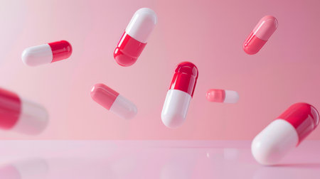 Floating Capsules: Pharmaceutical Innovation Conceptの素材