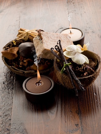 aromatherapy spa conceptの写真素材