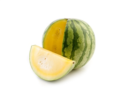 yellow watermelonの写真素材