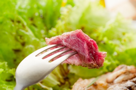 slice t-boneの写真素材