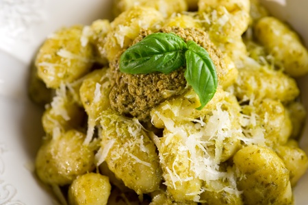 pesto gnocchiの写真素材