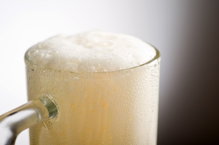 beer foamの写真素材
