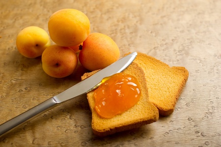apricot jamの写真素材