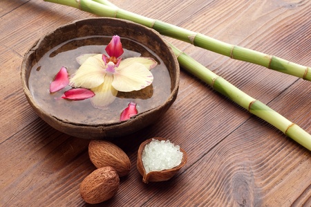 aromatherapy and spa conceptの写真素材