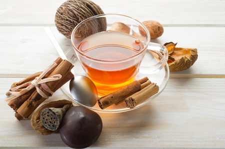 spiced teaの写真素材