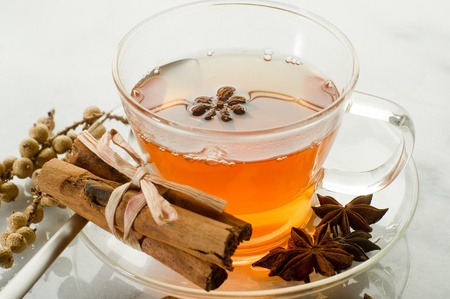 spiced teaの写真素材