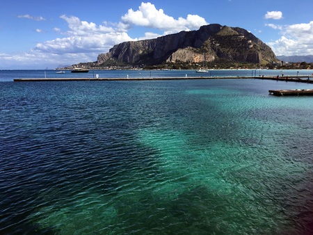 Mondello seaの写真素材