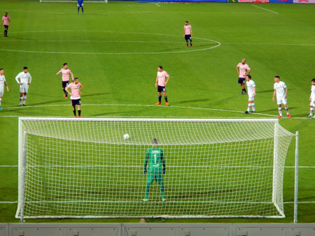 PALERMO, ITALY - 12 February 2018 - US Citta di Palermo vs Foggia - Serie B 2017-2018のeditorial素材