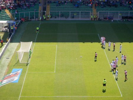 PALERMO, ITALY - May 12, 2018 - US Citta di Palermo vs Cesena - Serie B 2017-2018のeditorial素材