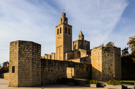 Monasterio San Cugat del Valles, Catalunyaの写真素材