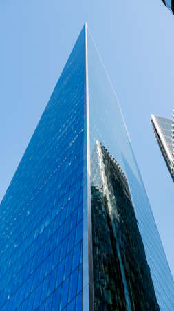 September 2020 London Liverpool street financial district skylineのeditorial素材