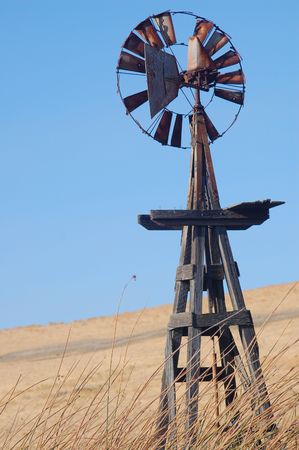 An old windmill that caught my eyeの写真素材