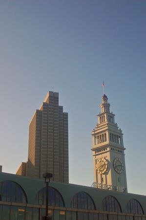 Clock Tower by Fisherman's Wharf in San Francisco
