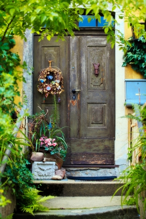 Hidden doorの写真素材