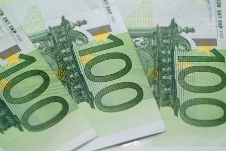 100 euroの写真素材