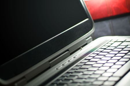 laptop keyboardの写真素材