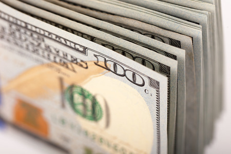 Dollars Photography: Macro of US One Hundred Dollar
