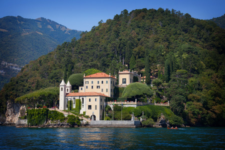 The Villa Balbianello on Lake Como, Italyのeditorial素材