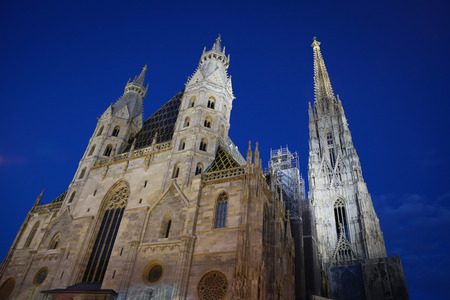 Photography of St. Stephans Cathedral, Vienna, Austriaの写真素材